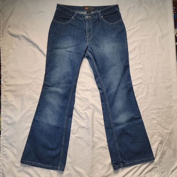 Vintage 90s Route 66 Low Rise Bootcut denim jeans - woman size 10S - Picture 1 of 10